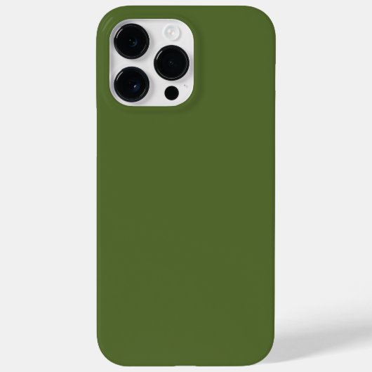 Coques Case-Mate iPhone Vert olive foncé L'une des meilleures teintes vert (Verso)