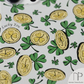 Coques Case-Mate iPhone Vert Or St Patrick Trèfle Chanceux Vous 