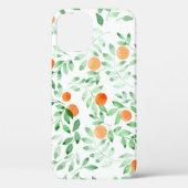 Coques Case-Mate iPhone Vert orange Tangerine Provence Aquarelle (Verso)