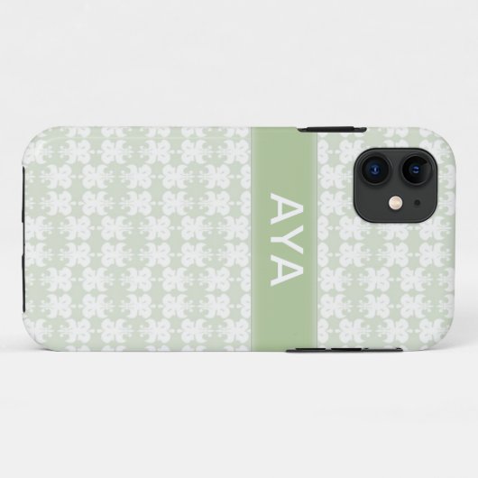 Coques Case-Mate iPhone Vert pâle (Dos (Horizontal))