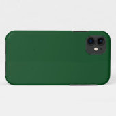 Coques Case-Mate iPhone Vert pin (couleur uni) (Dos (Horizontal))