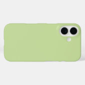 Coques Case-Mate iPhone Vert pomme pastel uni (Verso (horizontal))