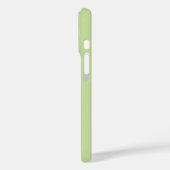 Coques Case-Mate iPhone Vert pomme pastel uni (Verso / Gauche)