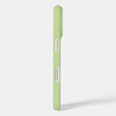 Coques Case-Mate iPhone Vert pomme pastel uni (Verso / Droite)