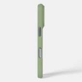 Coques Case-Mate iPhone Vert Sage moderne Couleur uni (Verso / Droite)