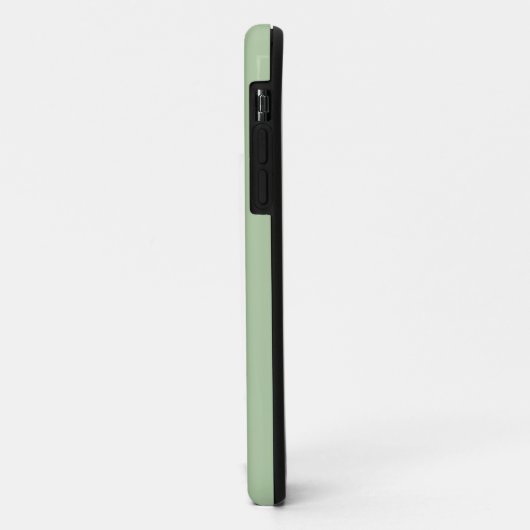 Coques Case-Mate iPhone vert sauge solide (Dos/Gauche)