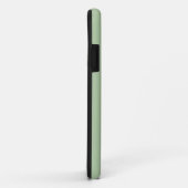 Coques Case-Mate iPhone vert sauge solide (Dos/Droite)