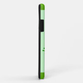 Coques Case-Mate iPhone Vert sautant de grenouille de bande dessinée (Dos/Droite)