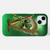 Coques Case-Mate iPhone VERT SHAMROCK HARP vert (Verso (horizontal))