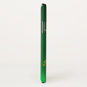 Coques Case-Mate iPhone VERT SHAMROCK HARP vert (Dos/Droite)