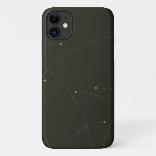 Coques Case-Mate iPhone Vert, simple, élégant, nature moderne abstrait (Dos)