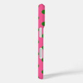 Coques Case-Mate iPhone Vert sur rose Pois Design Motif (Verso / Droite)
