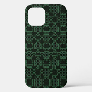 Case-Mate iPhone Case Vert texturé carré motif Coque-Mate iPhone ca