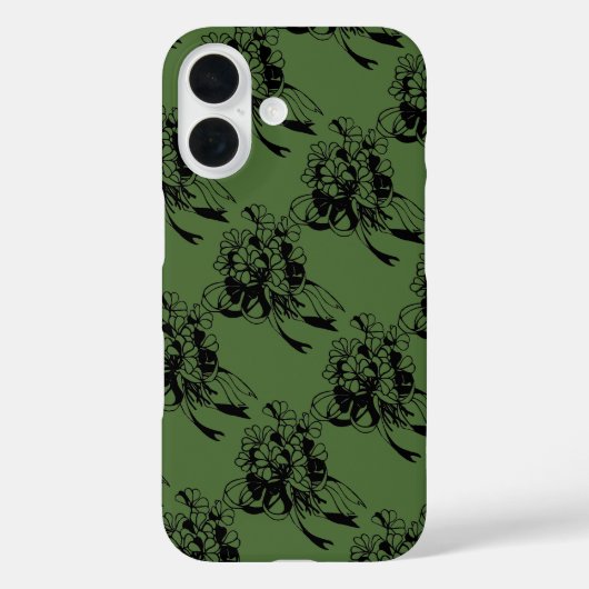 Coques Case-Mate iPhone Vert trèfle irlandais St. Patrick's Day (Verso)