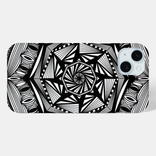 Coques Case-Mate iPhone Vertigo mandala (Verso (horizontal))