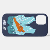 Coques Case-Mate iPhone Veste de ski nautique Graphique Personnalisé (Verso (horizontal))