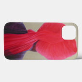 Coques Case-Mate iPhone Veste rouge de pourpre de turban (Verso (horizontal))
