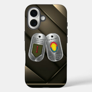 Coques iPhone 16 Vétéran de la 1re division d'infanterie