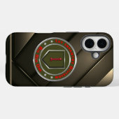 Coques Case-Mate iPhone Vétéran de la 1re division d'infanterie (Verso (horizontal))