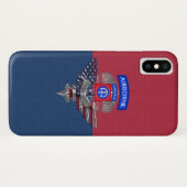 Coques Case-Mate iPhone Vétéran de la 82e division aéroportée (Dos (Horizontal))