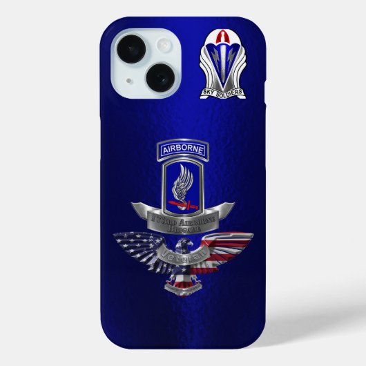 Coques Case-Mate iPhone Vétéran de la brigade aéroportée 173 (Verso)