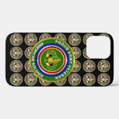 Coques Case-Mate iPhone Vétéran du 3e régiment de cavalerie blindée (Verso (horizontal))