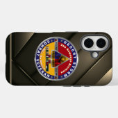 Coques Case-Mate iPhone Vétérinaire de la 2e division blindée (Verso (horizontal))