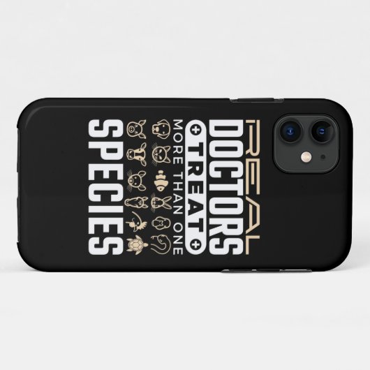 Coques Case-Mate iPhone Vétérinaire Les médecins réels traitent plus d'une (Dos (Horizontal))