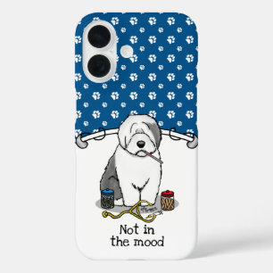 Coques iPhone 16 Vétérinaire Vieux Anglais Berger Gris 1 Cute Vet