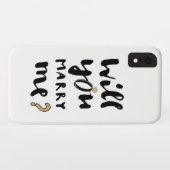 Coques Case-Mate iPhone Veux-tu m'épouser (Dos (Horizontal))