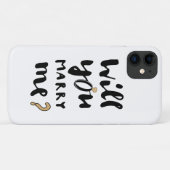 Coques Case-Mate iPhone Veux-tu m'épouser (Dos (Horizontal))