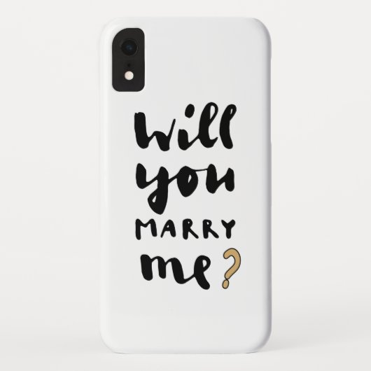 Coques Case-Mate iPhone Veux-tu m'épouser (Dos)