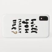 Coques Case-Mate iPhone Veux-tu m'épouser (Dos (Horizontal))
