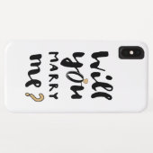 Coques Case-Mate iPhone Veux-tu m'épouser (Dos (Horizontal))