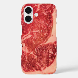 Coques iPhone 16 Viande Rouge Crue de Qualité Supérieure Photo Ma