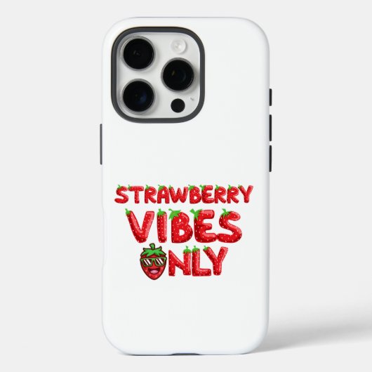 Coques Case-Mate iPhone Vibe fraise uniquement (Verso)