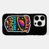 Coques Case-Mate iPhone Vibes célestes en orbite électrique (Verso (horizontal))
