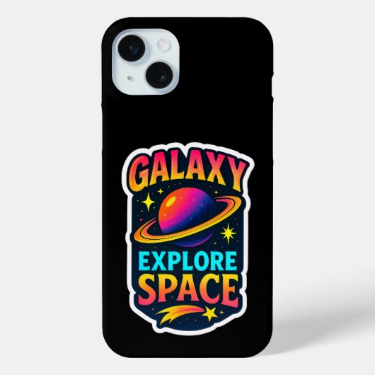 Coques Case-Mate iPhone Vibes célestes en orbite électrique (Verso)