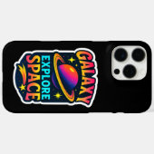 Coques Case-Mate iPhone Vibes célestes en orbite électrique (Verso (horizontal))
