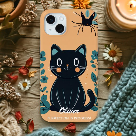 Coques Case-Mate iPhone Vibes Charming Cat - Cosy & Cute Charme
