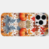 Coques Case-Mate iPhone Vibes d'automne rustiques Citrouille peint (Verso (horizontal))