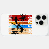 Coques Case-Mate iPhone Vibes de plage d'été (Verso (horizontal))