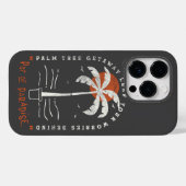 Coques Case-Mate iPhone Vibes de plage Tropical Palm Tree Summer Sun Retro (Verso (horizontal))