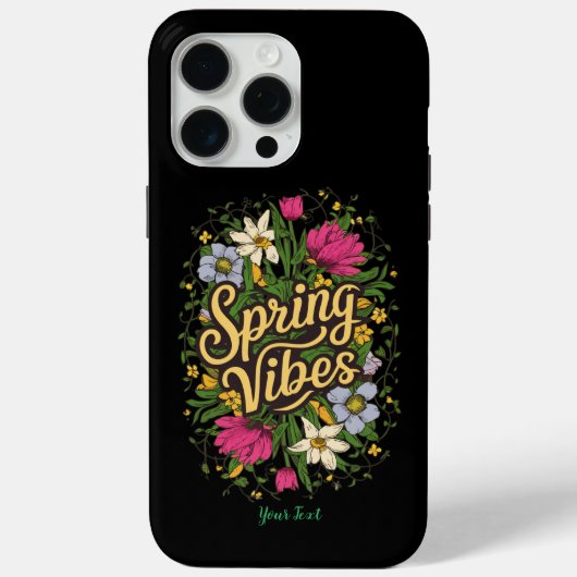Coques Case-Mate iPhone Vibes de printemps (Verso)