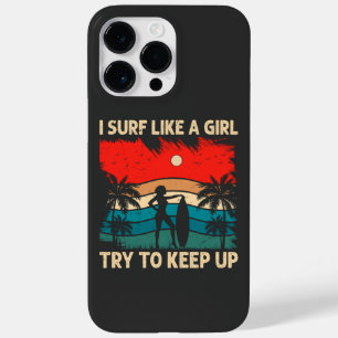 Coque Pour Pour iPhone 14 Pro Max Vibes de surf tendance Je Surf comme une fille