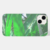 Coques Case-Mate iPhone Vibes d'été Banana Tree Feuilles Pale Green Pastel (Verso (horizontal))