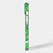 Coques Case-Mate iPhone Vibes d'été Banana Tree Feuilles Pale Green Pastel (Verso / Gauche)