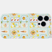 Coques Case-Mate iPhone Vibes d'été méditerranéen (Verso (horizontal))