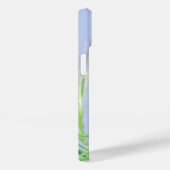 Coques Case-Mate iPhone Vibes d'été Palm Tree Feuilles Pale Green Pastel (Verso / Droite)