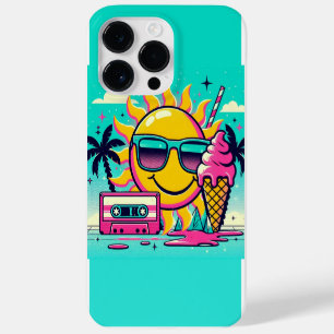 Coque Pour Pour iPhone 14 Pro Max Vibes d'été rétro - Jolie esthétique des années 80